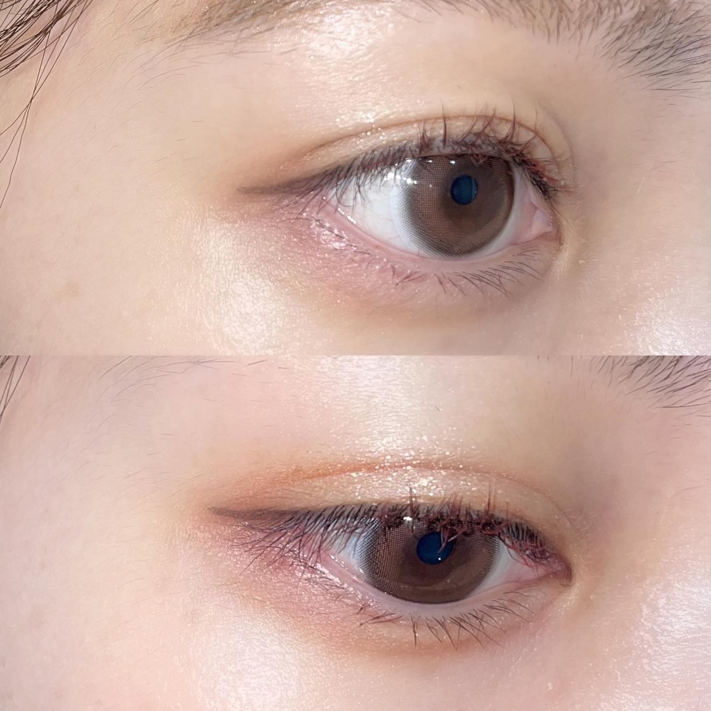 オールデイ ボリュームアンドカールマスカラ ローズブラウン/Milk Touch/マスカラを使ったクチコミ（2枚目）