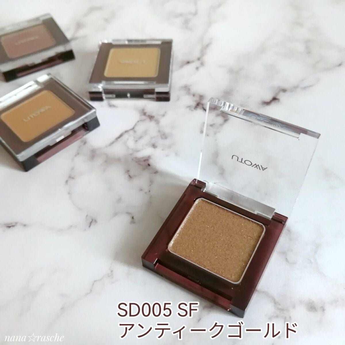 アイカラー/UTOWA/単色アイシャドウを使ったクチコミ(5枚目)