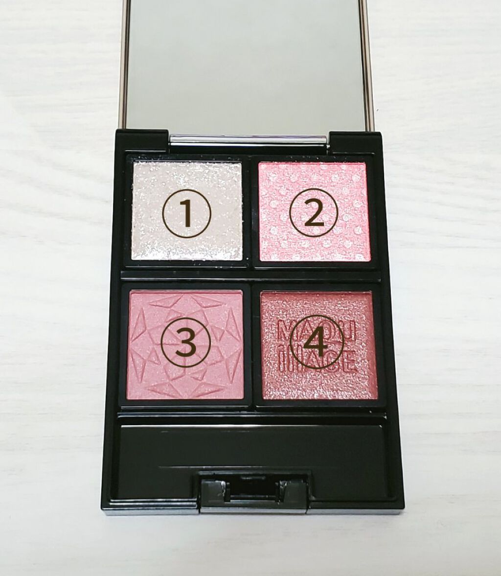 ドラマティックアイカラー (パウダー)/(クリーム)/マキアージュ/アイシャドウパレットを使ったクチコミ（2枚目）