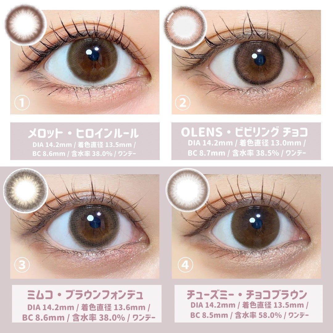 Chu's me 1day/Chu's me/ワンデー(1DAY)カラコンを使ったクチコミ(3枚目)