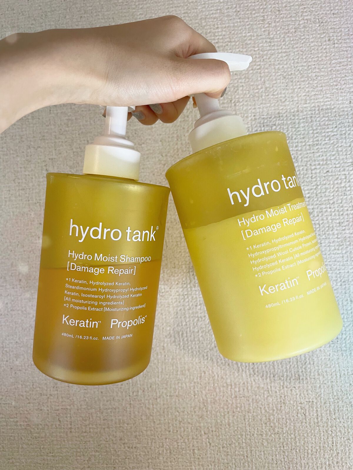 ダメージリペア ハイドロモイスト シャンプー／ヘアトリートメント/hydrotank/シャンプー・コンディショナーを使ったクチコミ（1枚目）
