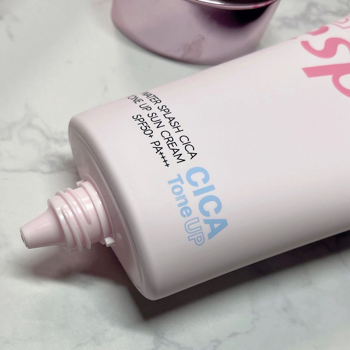 ウォータースプラッシュシカトーンアップクリーム/espoir/化粧下地を使ったクチコミ(4枚目)