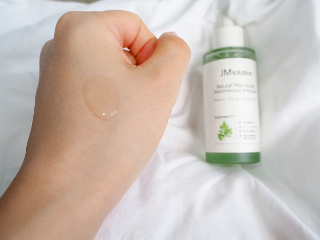 リリーフ弱酸性ヨモギマスクパック/JMsolution/シートマスク・パックを使ったクチコミ（2枚目）