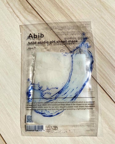 弱酸性pHシートマスク アクアフィット/Abib /シートマスク・パックを使ったクチコミ（3枚目）