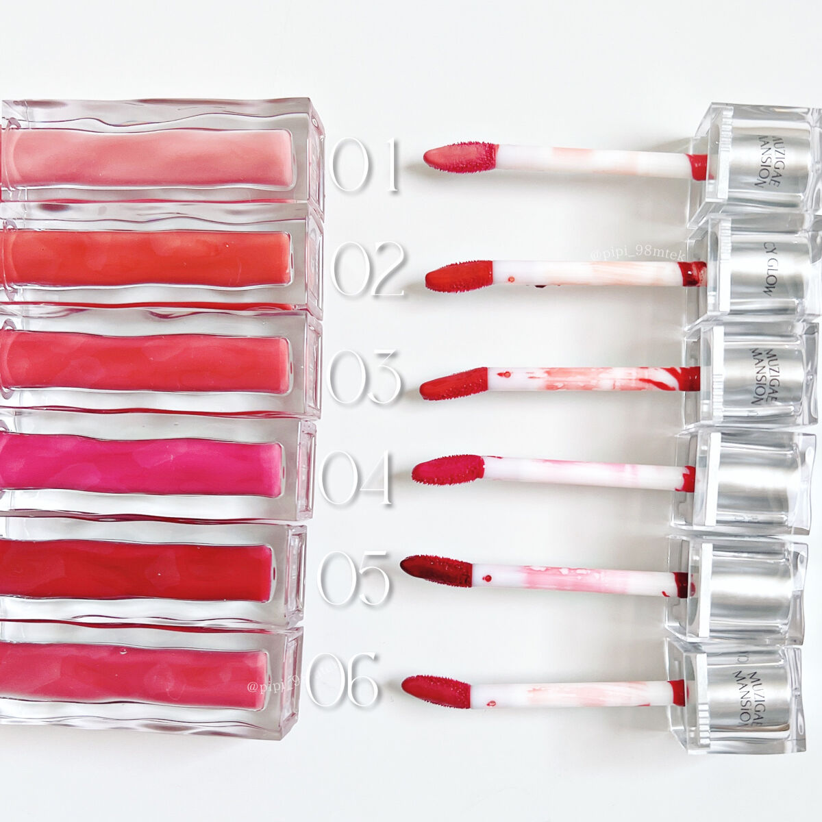 アイシーグロウティント/MUZIGAE MANSION/口紅を使ったクチコミ（2枚目）