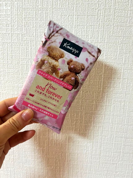 クナイプ スパークリングタブレット サクラの香り/クナイプ/炭酸系入浴剤を使ったクチコミ(1枚目)