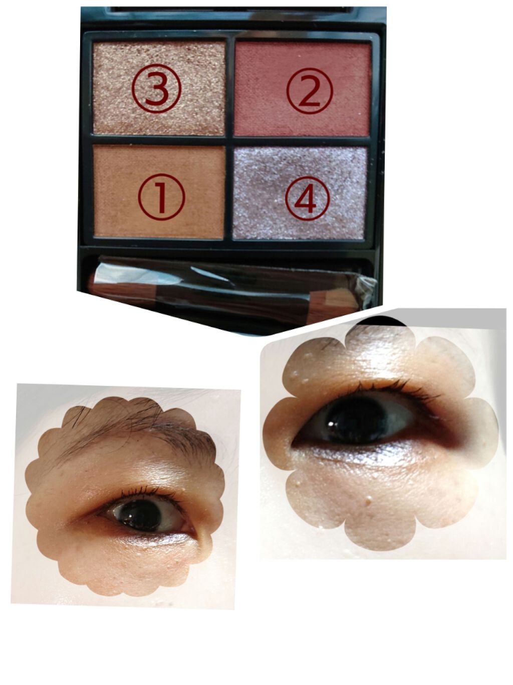 ミネラルクラッシィシャドー/エトヴォス/アイシャドウパレットを使ったクチコミ(4枚目)
