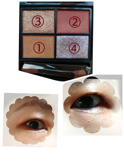 ミネラルクラッシィシャドー/エトヴォス/アイシャドウパレットを使ったクチコミ(4枚目)