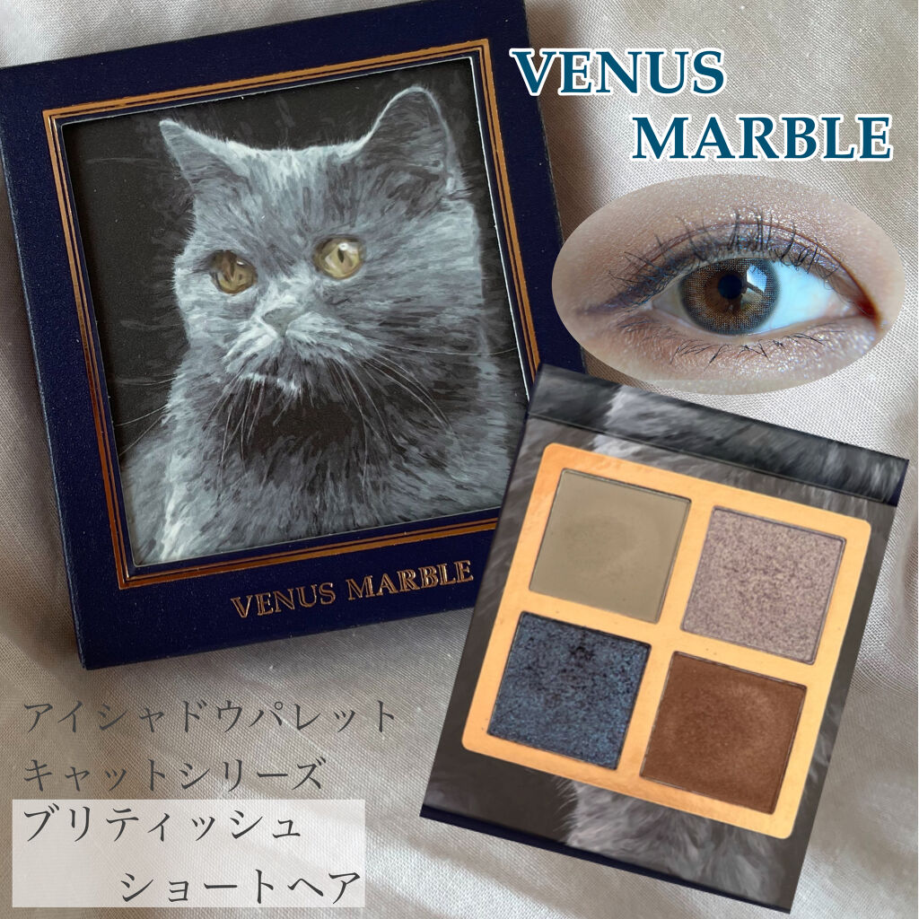 Venus Marble アイシャドウキャットシリーズ/Venus Marble/アイシャドウパレットを使ったクチコミ（1枚目）