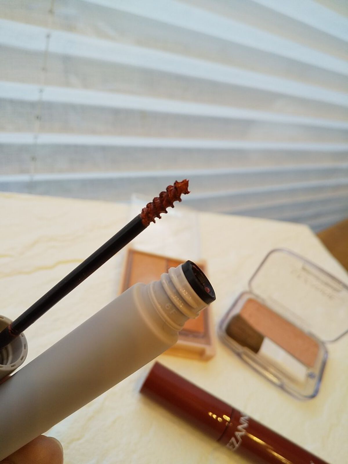 麗しマスカラ  03 ディープレッド/Fujiko/マスカラを使ったクチコミ（2枚目）