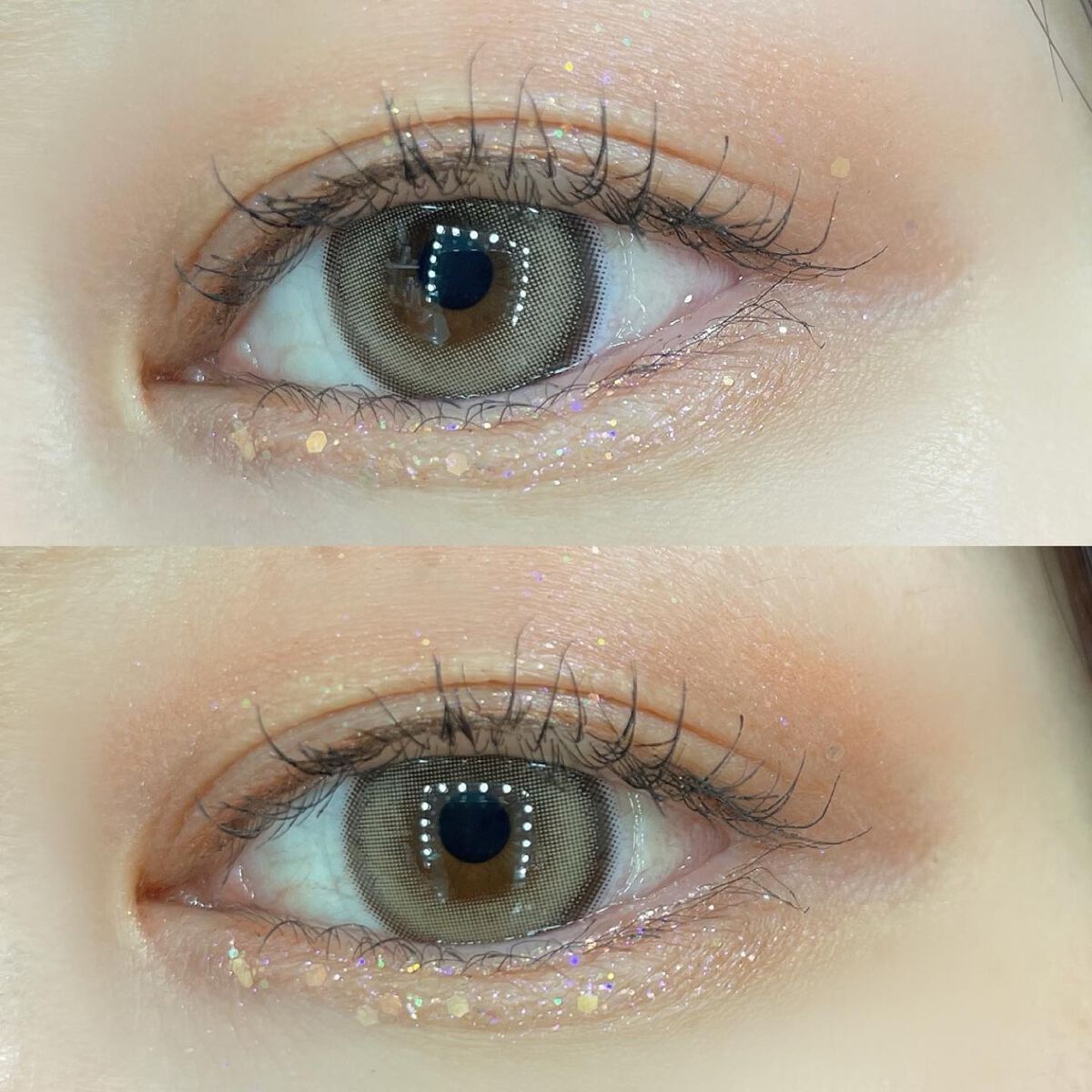 リキッド グリッター シャドウ/rom&nd/グリッターを使ったクチコミ(2枚目)