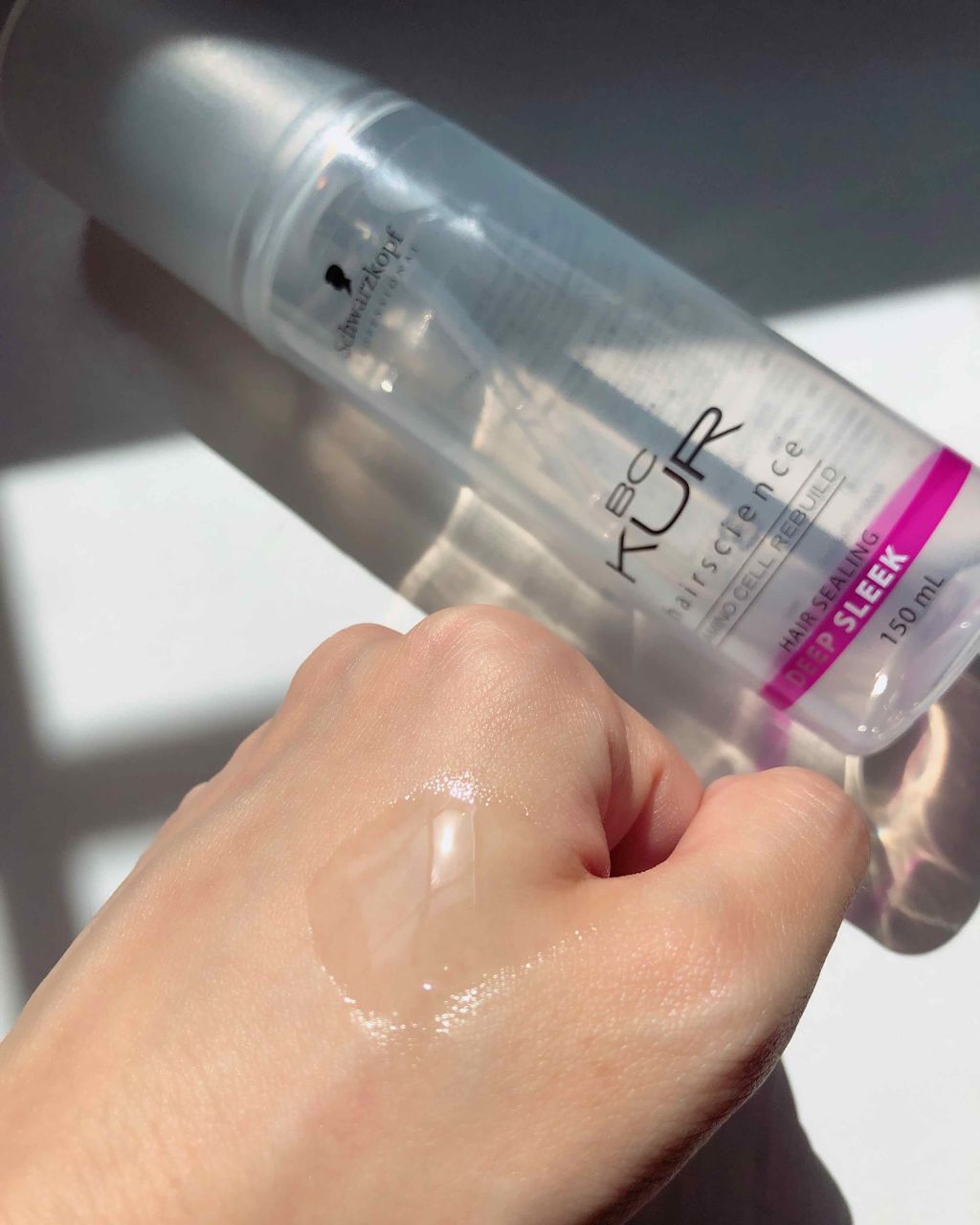 BC KUR エンジェル スリーク/シュワルツコフ プロフェッショナル/ヘアオイルを使ったクチコミ（3枚目）