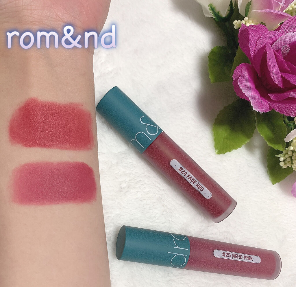 ゼロベルベットティント/rom&nd/リップティントを使ったクチコミ（1枚目）