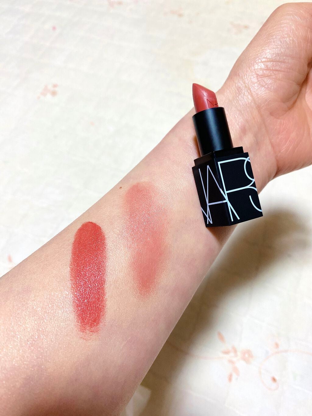 ソフトラスト ミニリップ&ブラッシュデュオ/NARS/メイクアップキットを使ったクチコミ(3枚目)