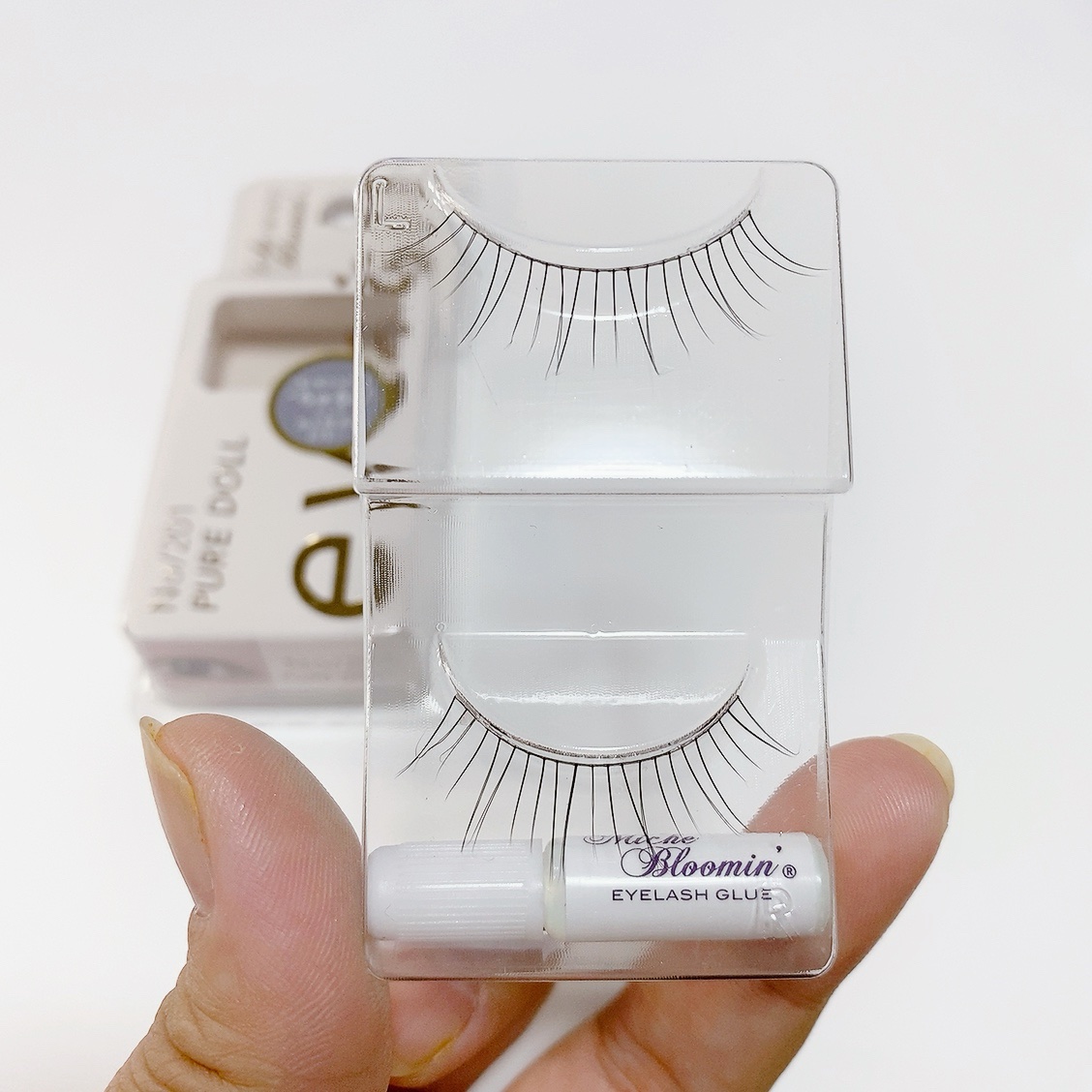 ミッシュブルーミン アイラッシュ インフィニティライン NO.201 ピュアドール/ミッシュブルーミン/つけまつげを使ったクチコミ（2枚目）