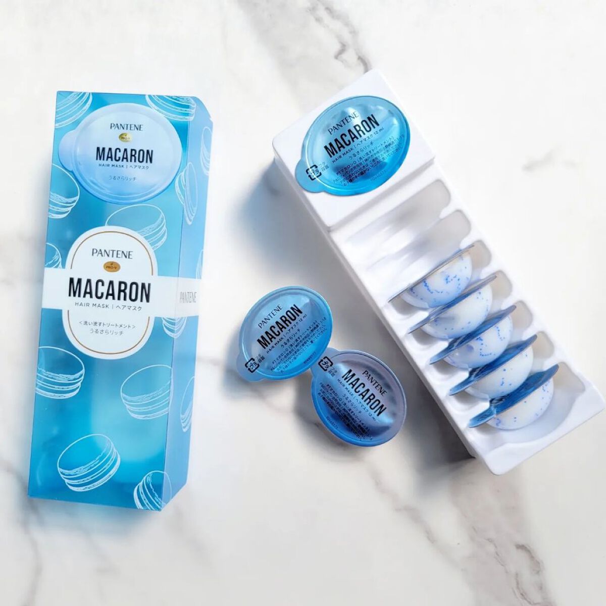 パンテーンマカロン ヘアマスク うるさらリッチ <洗い流すトリートメント>/パンテーン/ヘアマスク・ヘアパックを使ったクチコミ（1枚目）