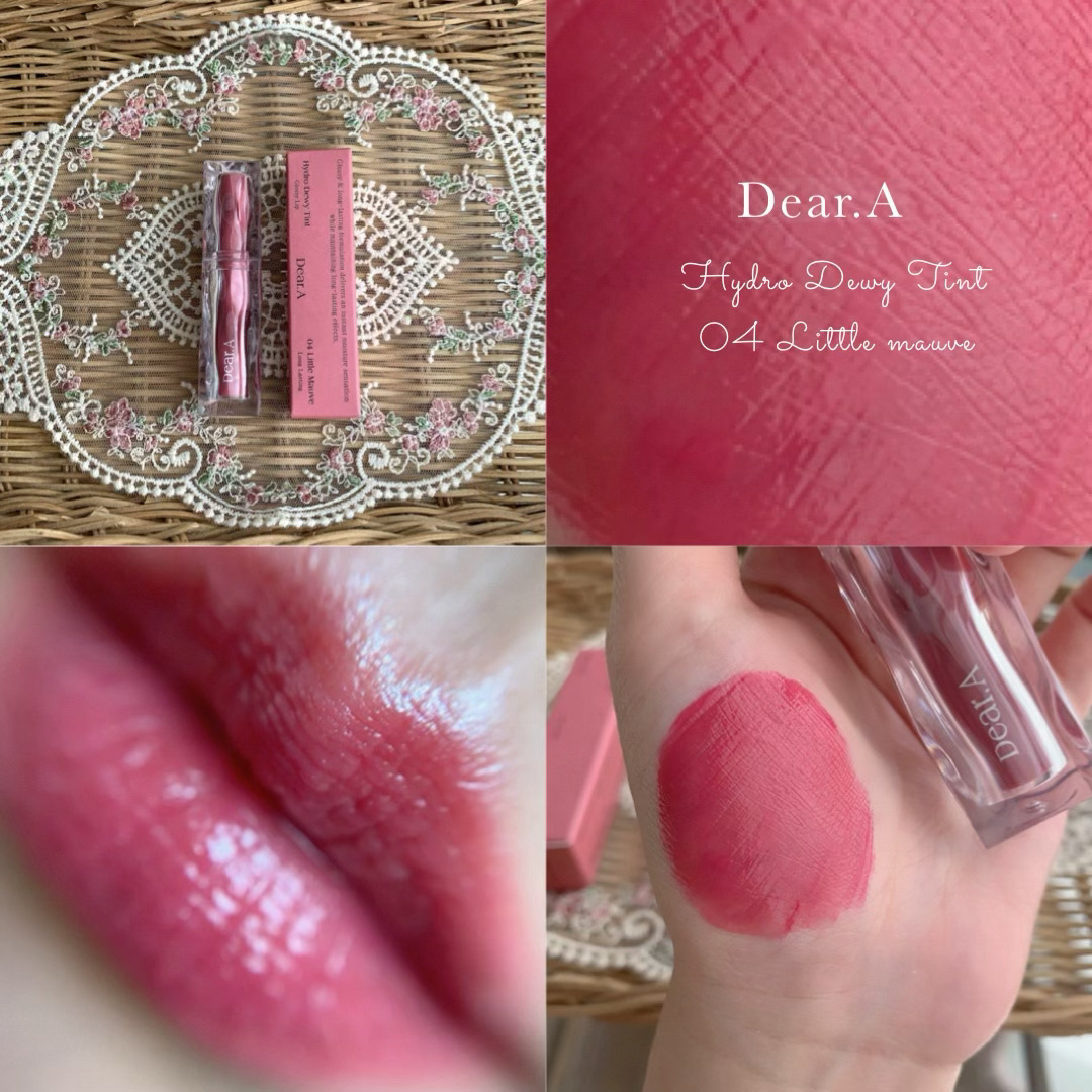 ハイドロデュイティント 04. リトルモーブ/Dear.A/リップティントを使ったクチコミ（1枚目）