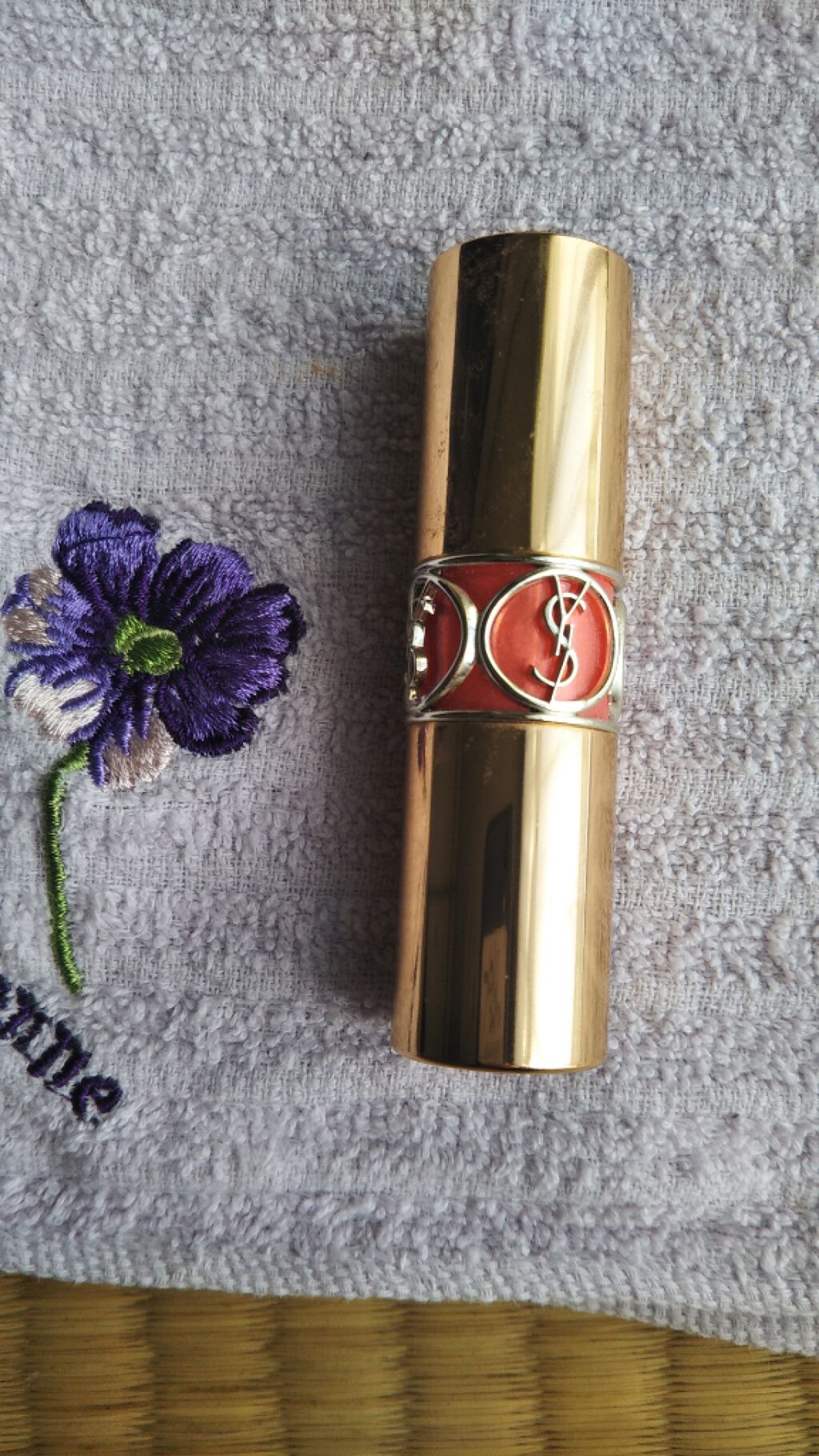 ルージュ ヴォリュプテ シャイン/YVES SAINT LAURENT BEAUTE/口紅を使ったクチコミ（1枚目）