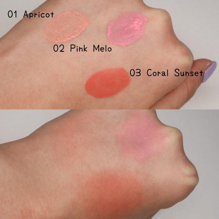 グローリキッドクリームチーク/BLING GLOW/リキッドチークを使ったクチコミ(2枚目)