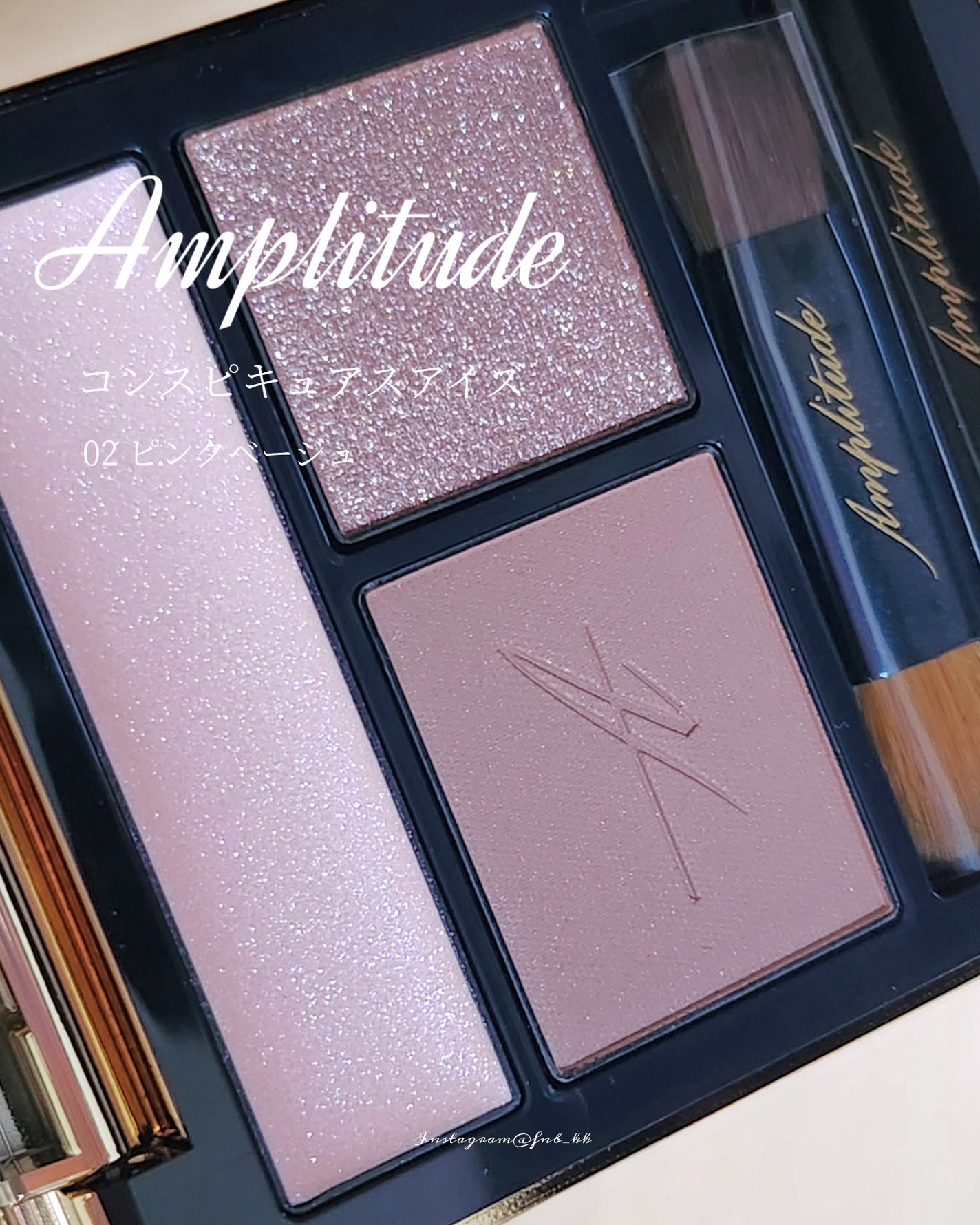 コンスピキュアス アイズ/Amplitude/アイシャドウパレットを使ったクチコミ(1枚目)