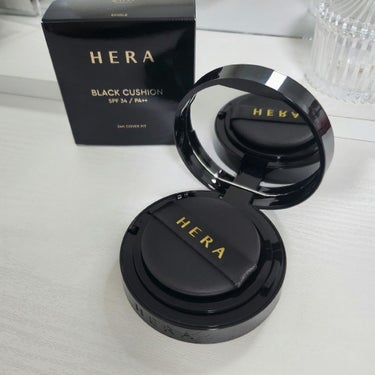 ブラック クッション 21N1 ベージュ/HERA/クッションファンデーションを使ったクチコミ（2枚目）