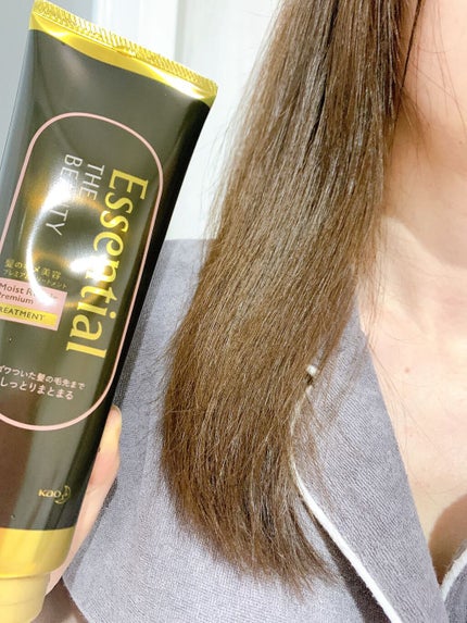 THE BEAUTY 髪のキメ美容プレミアムトリートメント<モイストリペアプレミアム>/エッセンシャル/洗い流すヘアトリートメントを使ったクチコミ(4枚目)