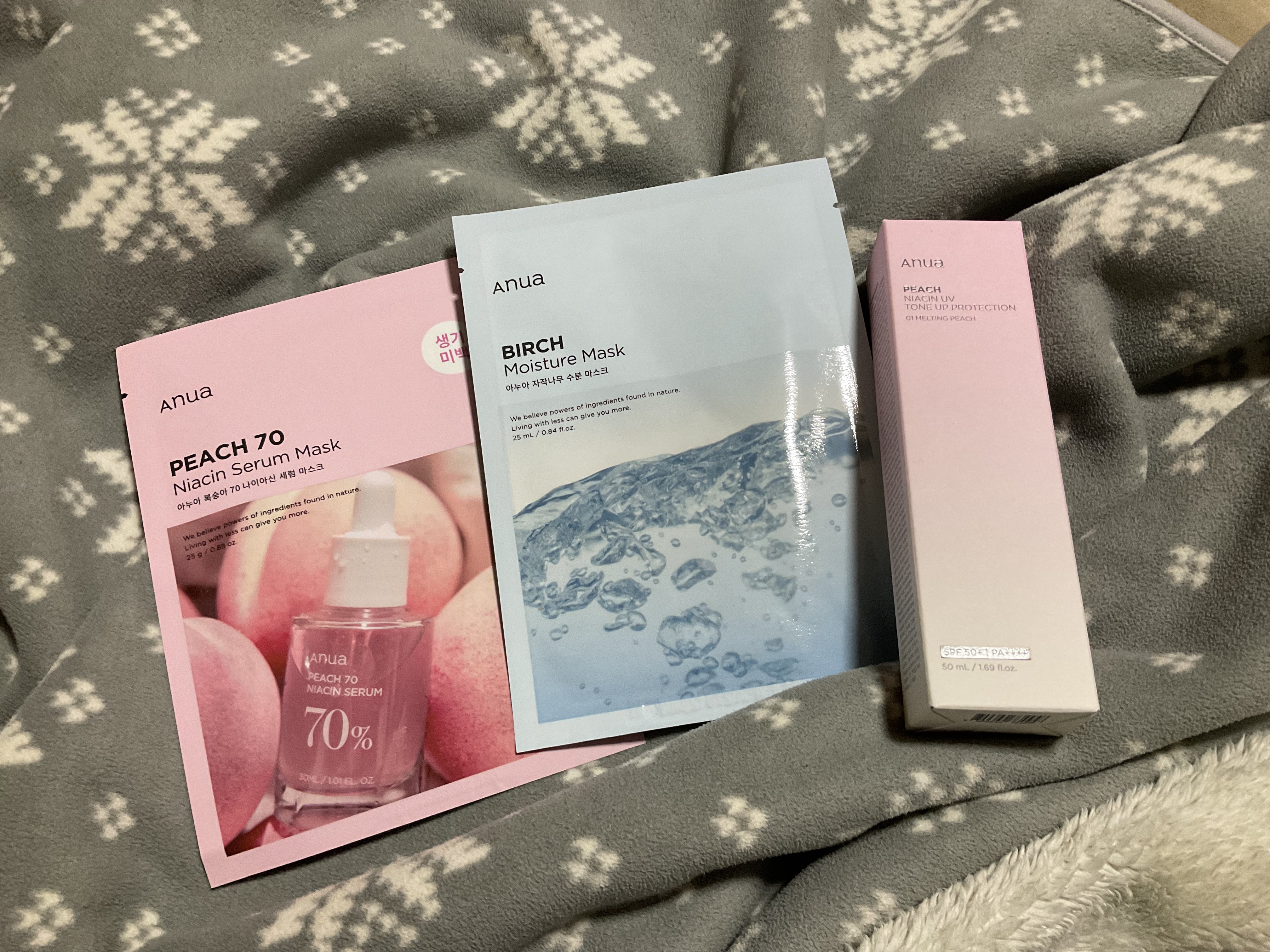 桃ナイアシン UVトーンアッププロテクション/Anua/化粧下地を使ったクチコミ（3枚目）