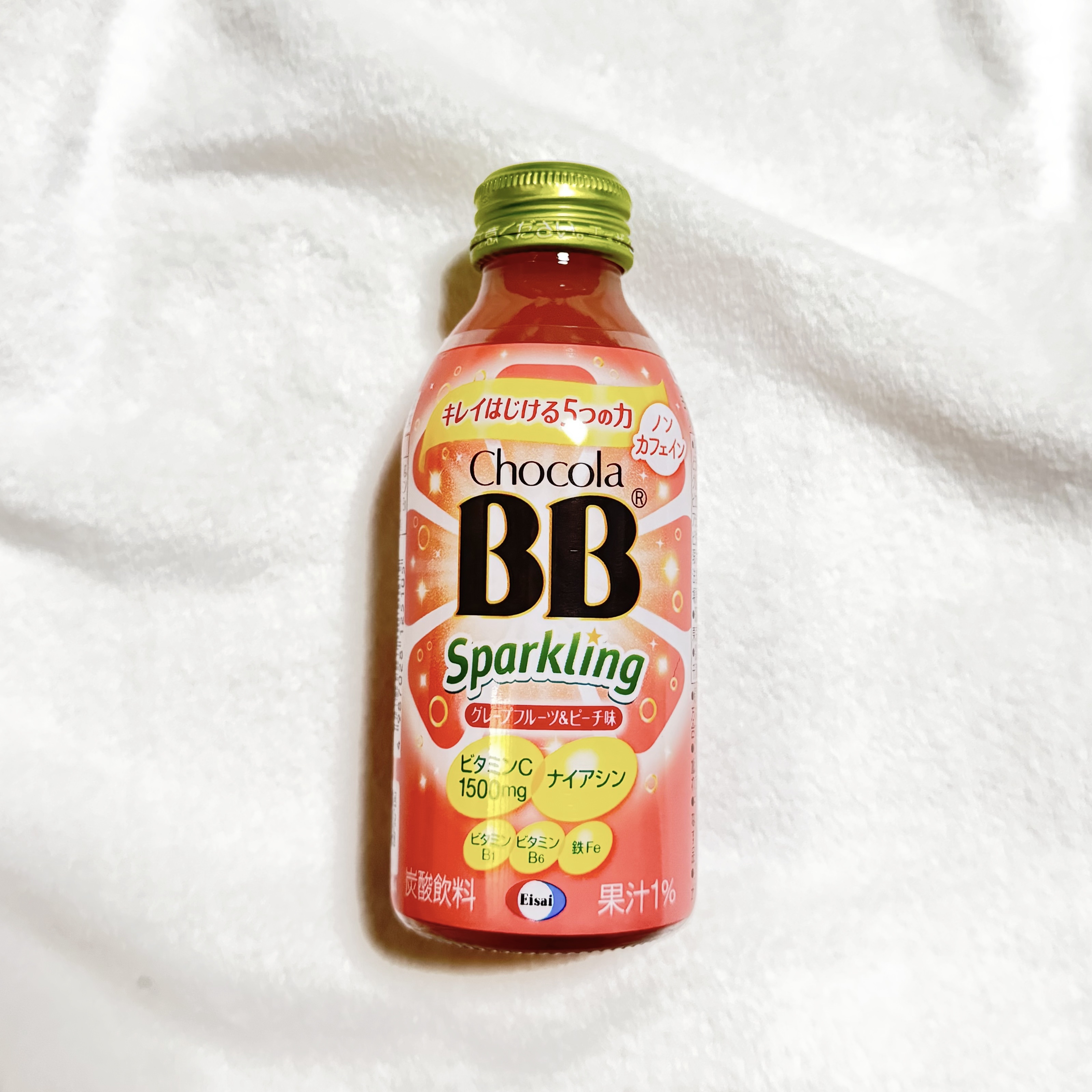 チョコラBBスパークリング/チョコラBB/美容ドリンクを使ったクチコミ（1枚目）