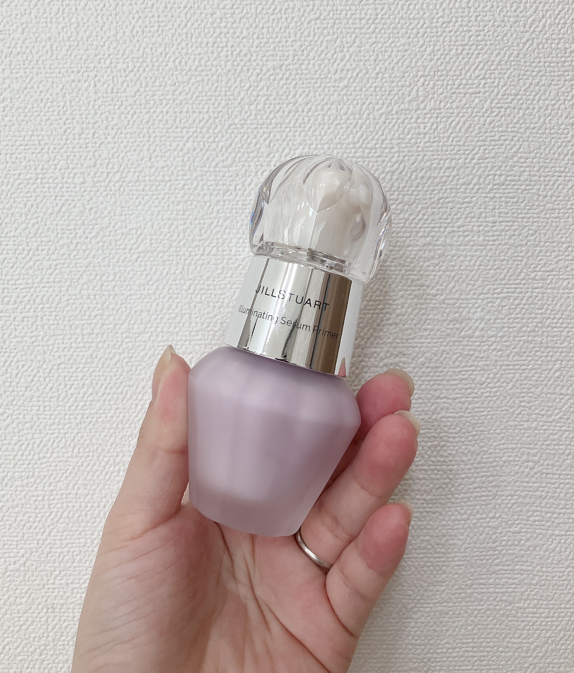 ジルスチュアート　イルミネイティング セラムプライマー 02 aurora lavender/JILL STUART/化粧下地を使ったクチコミ（2枚目）