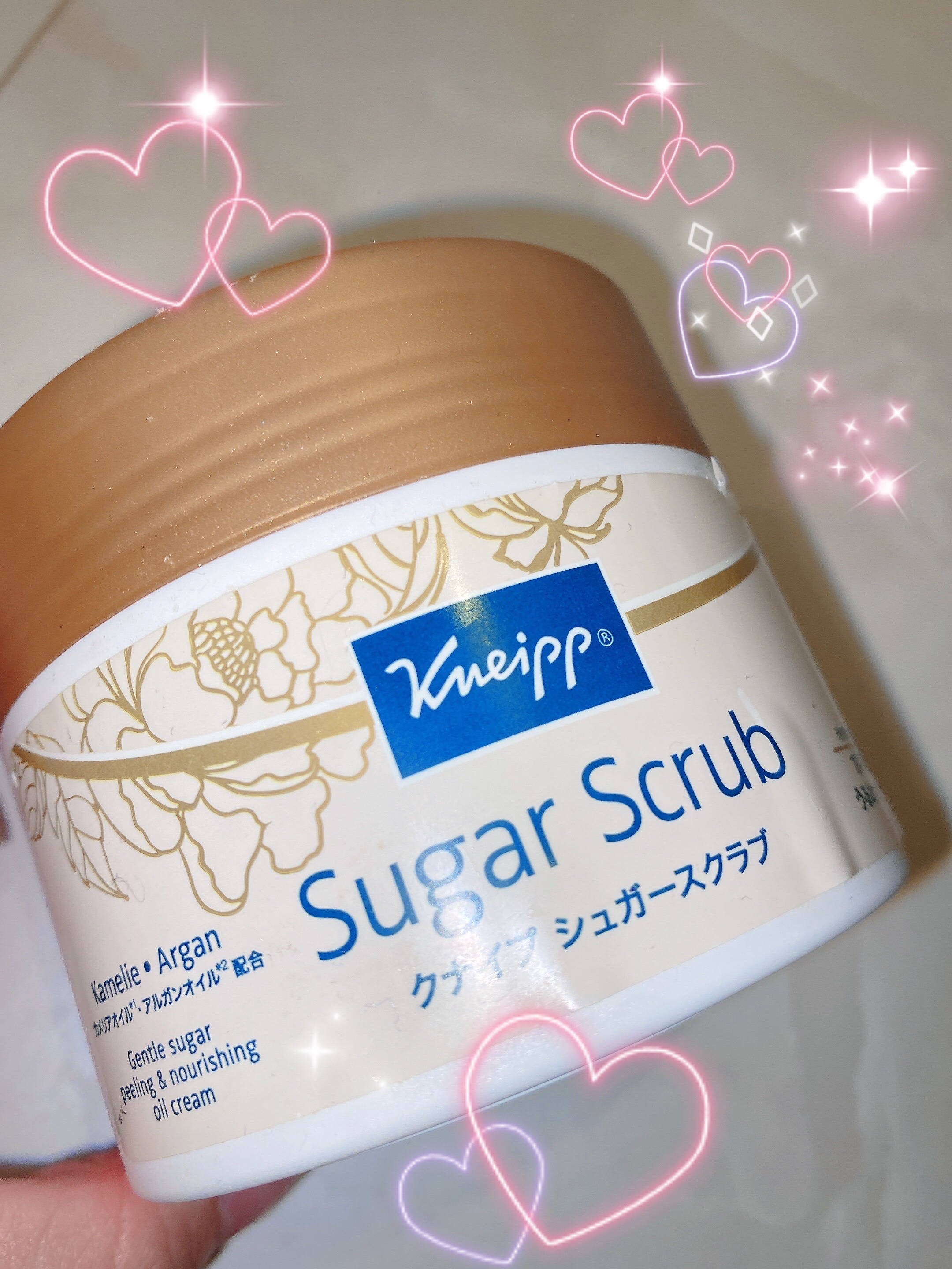 クナイプ シュガースクラブ カメリア＆アルガン/クナイプ/ボディスクラブを使ったクチコミ（1枚目）