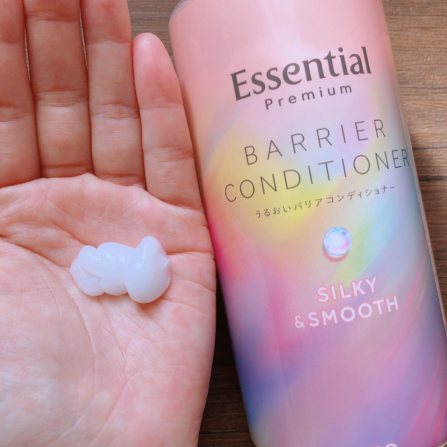 エッセンシャルプレミアム バリアシャンプー・コンディショナー シルキー&スムース/エッセンシャル/市販シャンプーを使ったクチコミ(3枚目)