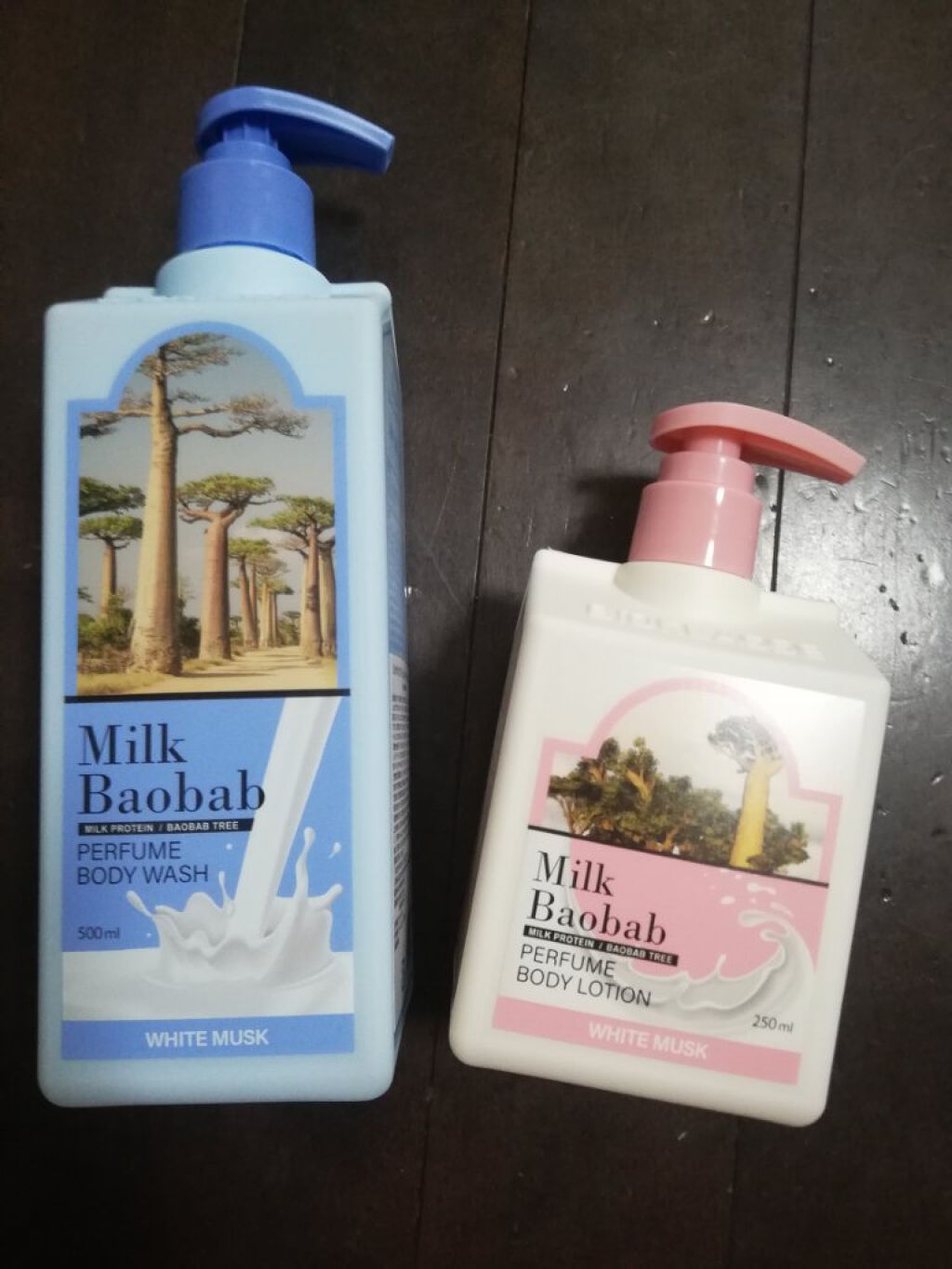 ミルクバオバブ パフュームボディウォッシュ ホワイトムスク/ミルクバオバブ/ボディソープを使ったクチコミ（1枚目）