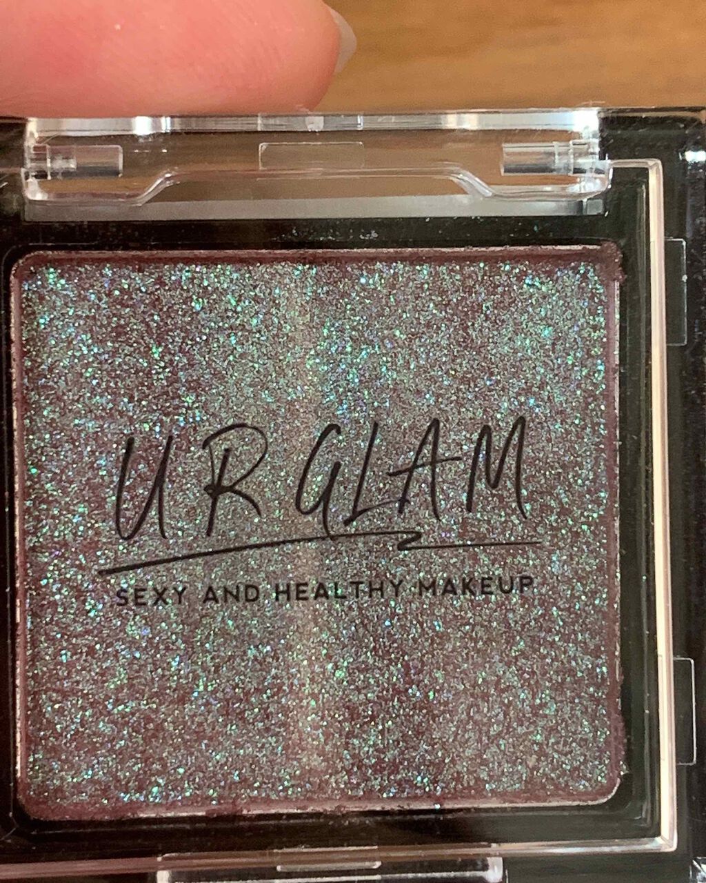 UR GLAM　POWDER EYESHADOW オーロラピンク/U R GLAM/単色アイシャドウを使ったクチコミ（1枚目）