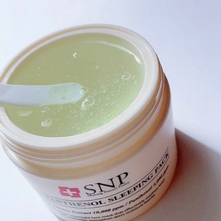 シカパンテノールスリーピングパック/SNP/フェイスクリームを使ったクチコミ(5枚目)