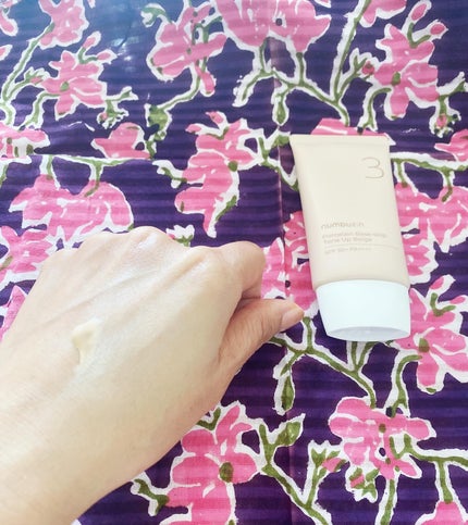 3番 ノーファンデ陶器肌トーンアップクリーム/numbuzin/化粧下地を使ったクチコミ(4枚目)