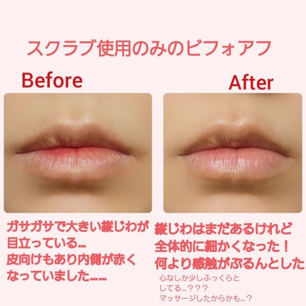 ハニーオートミールリップスクラブ/the SAEM/リップスクラブを使ったクチコミ(3枚目)