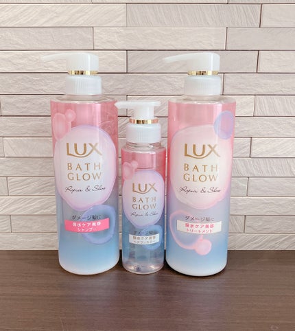 バスグロウ リペア&シャイン シャンプー/トリートメント/LUX/シャンプー・コンディショナーを使ったクチコミ(1枚目)