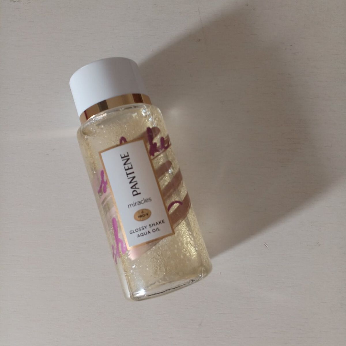 ミラクルズ グロッシー シェイク アクアオイル/パンテーン/ヘアオイルを使ったクチコミ（2枚目）