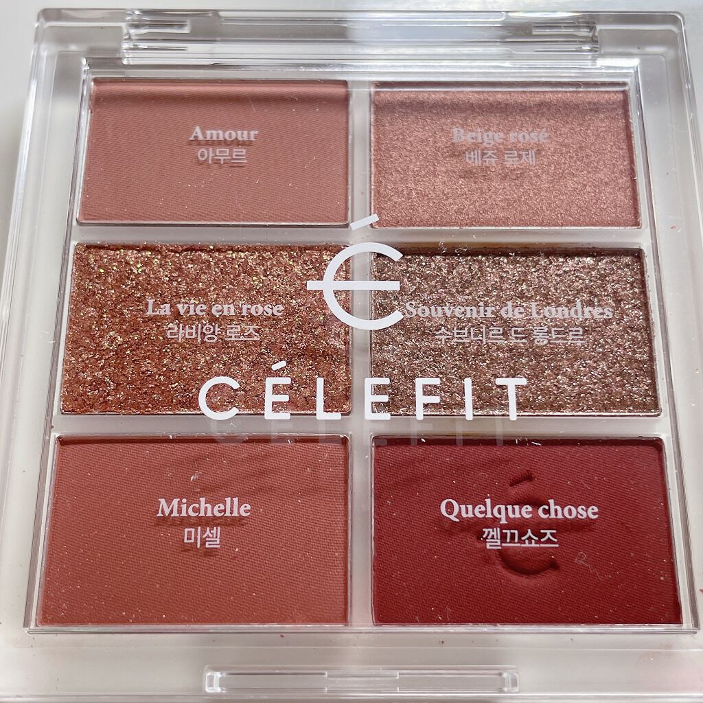 プロアイシャドウパレットセシル/CELEFIT/アイシャドウパレットを使ったクチコミ（2枚目）