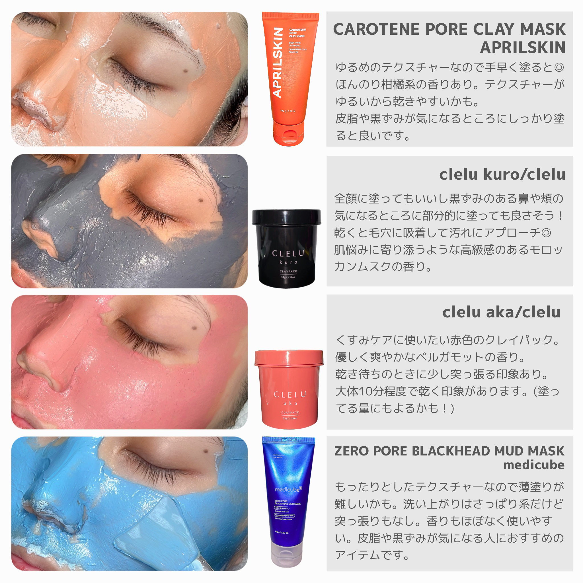 カロテン毛穴レスクレイパック/APRILSKIN/洗い流すパック・マスクを使ったクチコミ（3枚目）