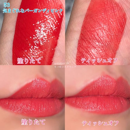 モコ on LIPS 「メイベリン SPステイヴィニルインク。『落ちないリップ*』で人..」(7枚目)