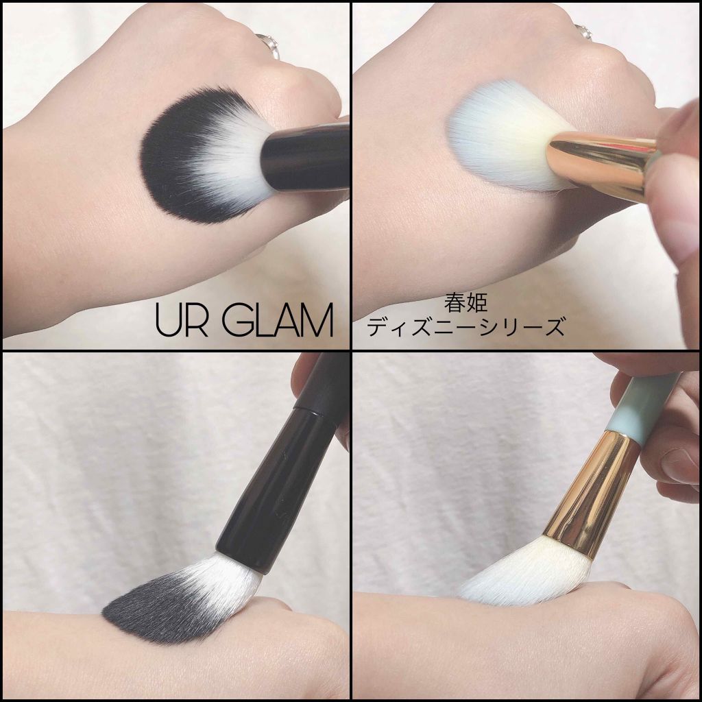 UR GLAM　EYESHADOW BRUSH A/U R GLAM/メイクブラシを使ったクチコミ（3枚目）