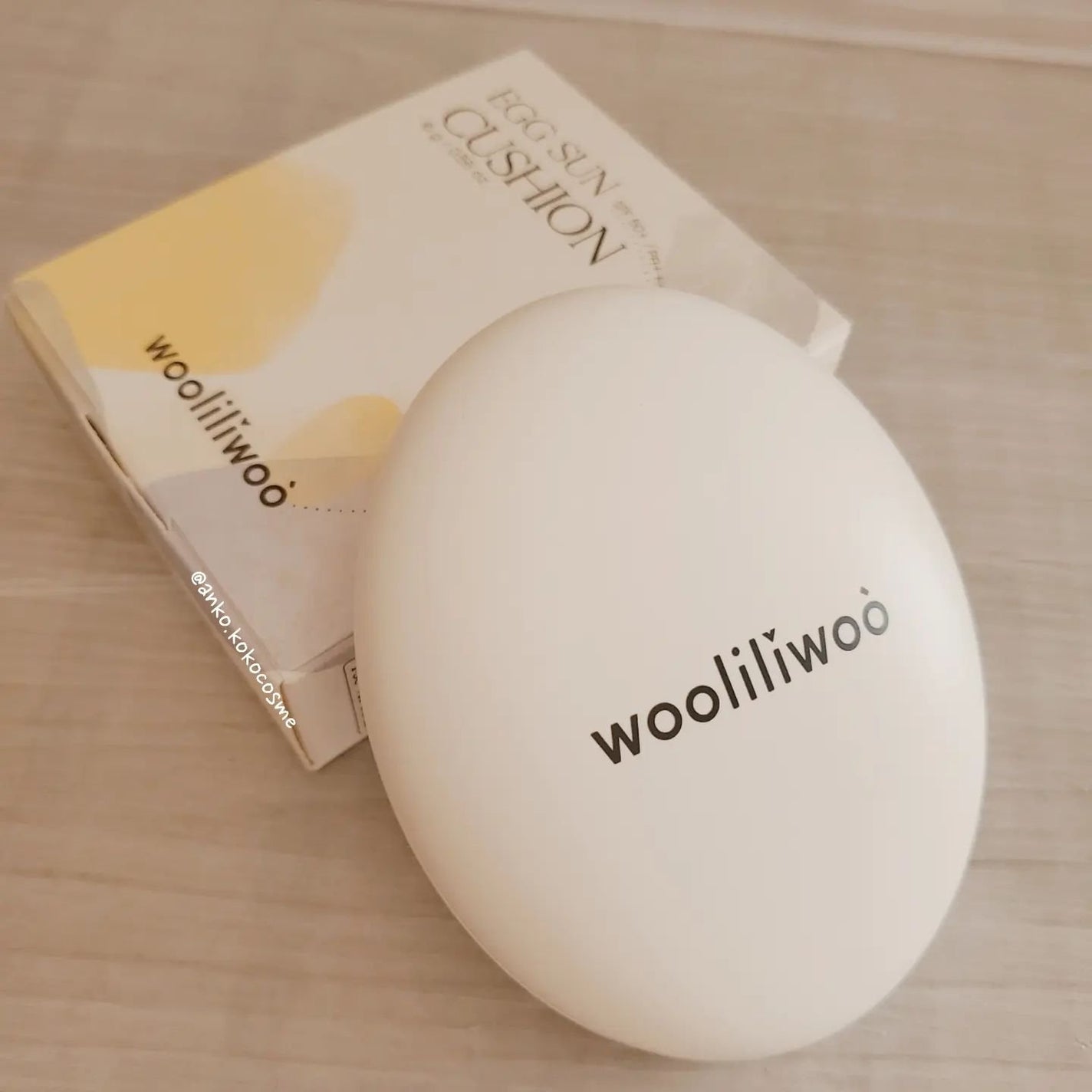 エッグサンクッション/wooliliwoo/日焼け止めローションを使ったクチコミ(1枚目)