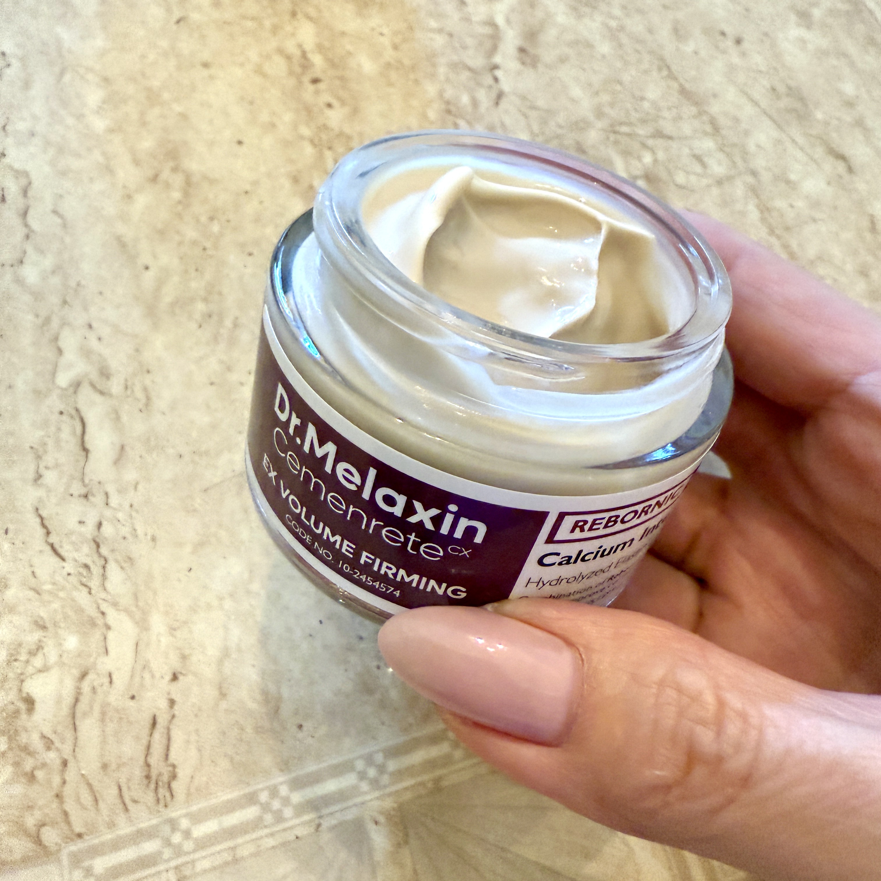 Cemenrete Calcium Intense Cream/Dr.Melaxin/フェイスクリームを使ったクチコミ（2枚目）