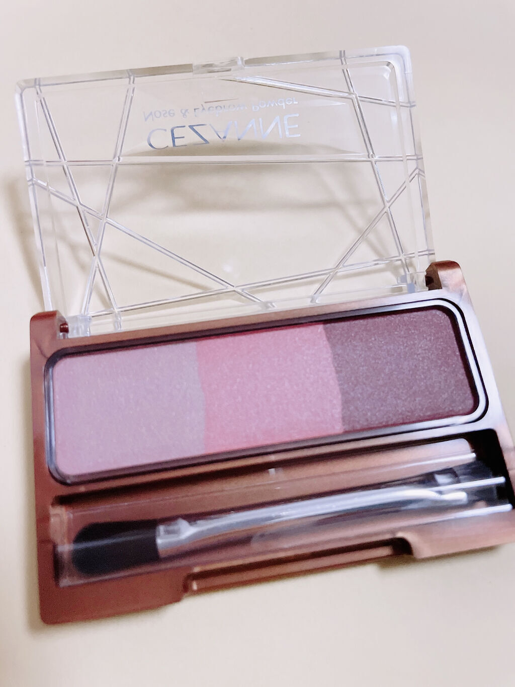 ノーズ＆アイブロウパウダー/CEZANNE/パウダーアイブロウを使ったクチコミ（3枚目）