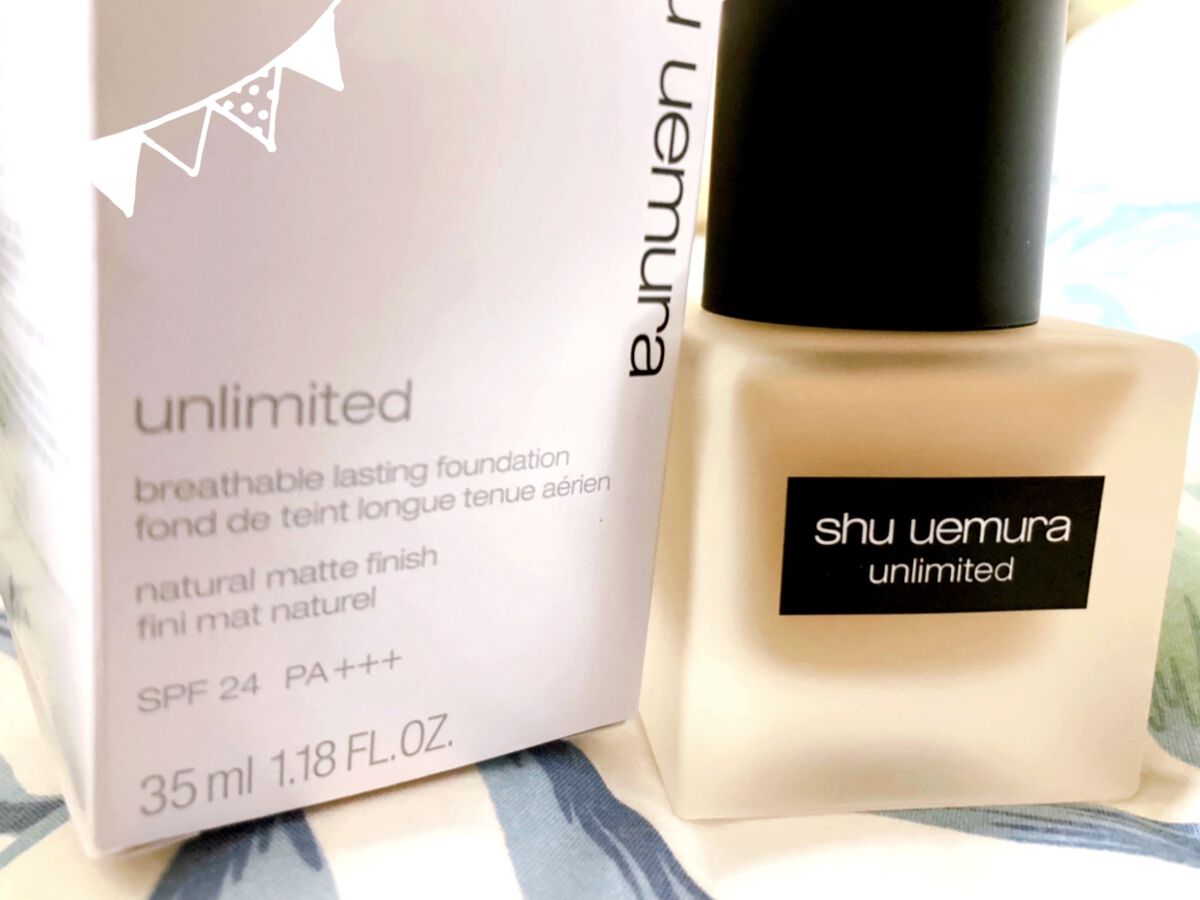 （旧）アンリミテッド ラスティング フルイド/shu uemura/リキッドファンデーションを使ったクチコミ（1枚目）
