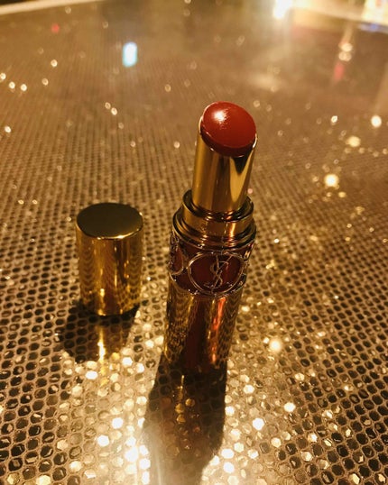 ルージュ ヴォリュプテ シャイン/YVES SAINT LAURENT BEAUTE/口紅を使ったクチコミ(1枚目)