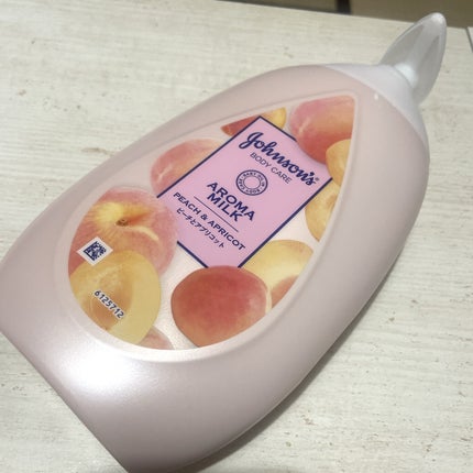 ラスティングモイスチャーアロマミルク ピーチとアプリコットの香り/ジョンソンボディケア/ボディミルクを使ったクチコミ(1枚目)