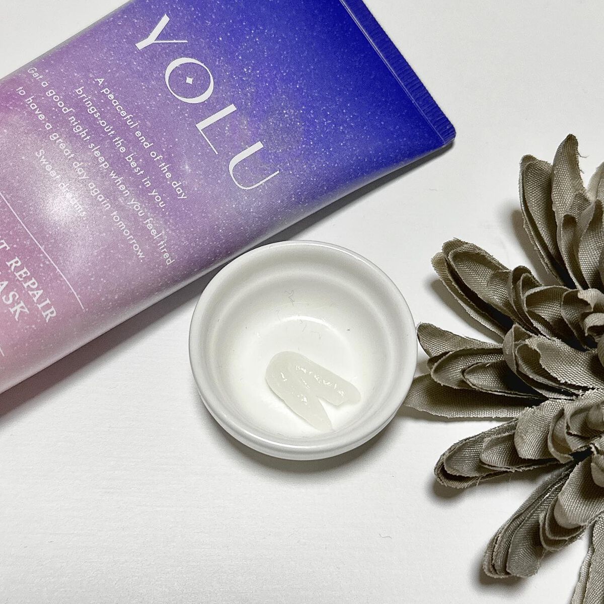 カームナイトリペアジェルヘアマスク/YOLU/ヘアマスク・ヘアパックを使ったクチコミ(2枚目)