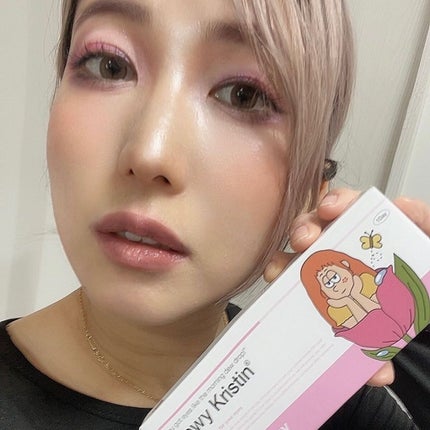 Dewy Kristin Monthly - ブラウン/Hapa kristin/カラーコンタクトレンズを使ったクチコミ(4枚目)